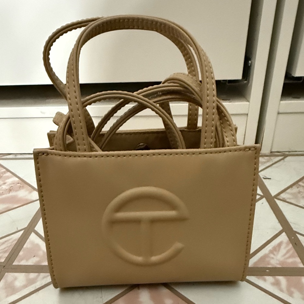 Telfar Cream mini bag